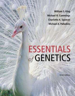 Book cover of Essentials of Genetics (Ninth Edition)