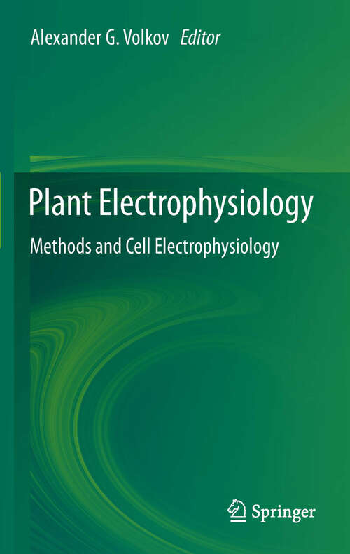 Book cover of Plant Electrophysiology