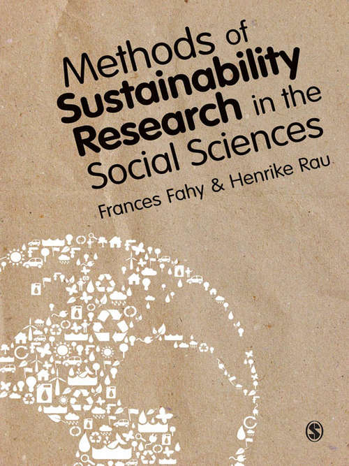 Book cover of Methods of Sustainability Research in the Social Sciences
