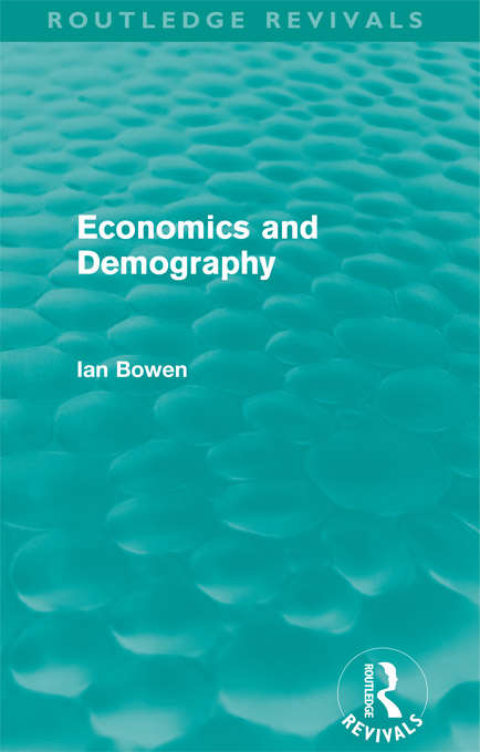 Cover image of Economics and Demography