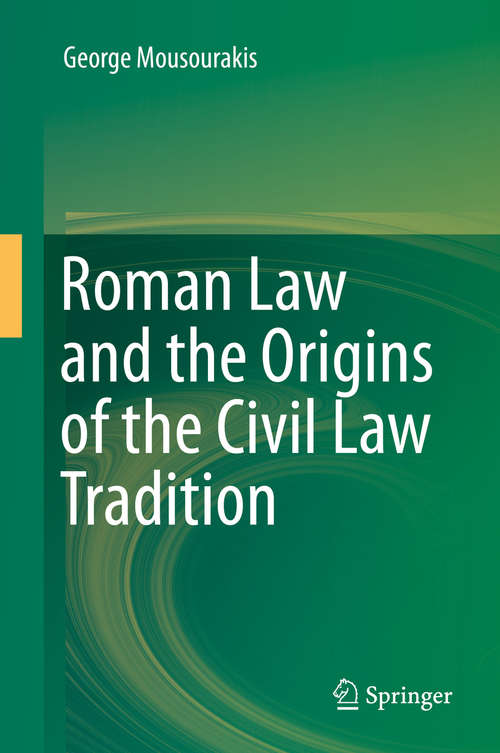 Book cover of Roman Law and the Origins of the Civil Law Tradition