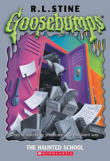 Book cover of The Haunted School (Goosebumps #59)