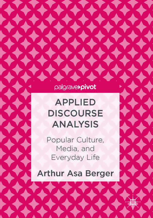 Book cover of Applied Discourse Analysis