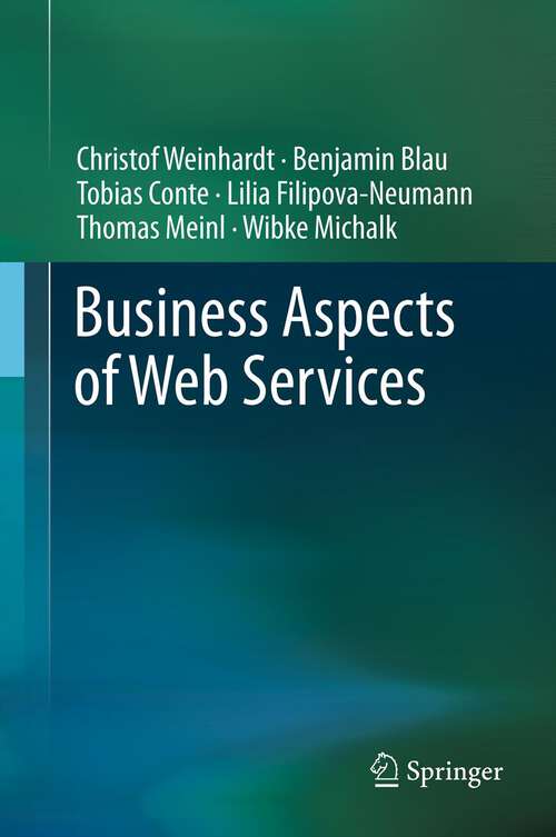 Cover image of Business Aspects of Web Services