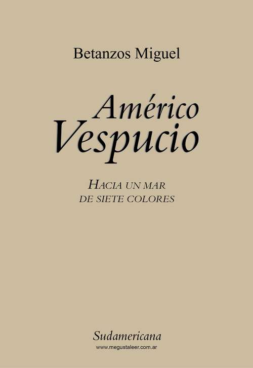 Book cover of Americo Vespucio