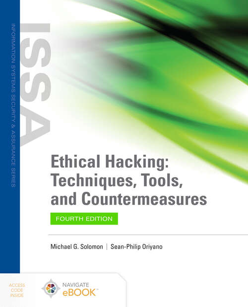 Book cover of Ethical Hacking: Techniques, Tools, and Countermeasures