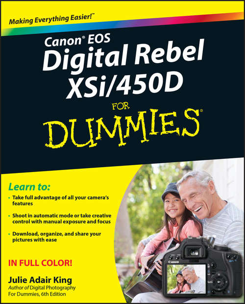 Book cover of Canon EOS Digital Rebel XSi/450D For Dummies