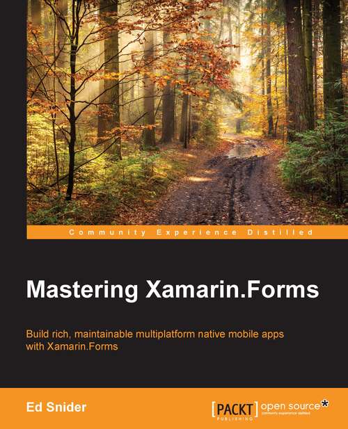 Book cover of Mastering Xamarin.Forms