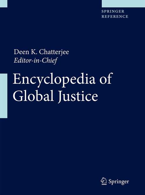 Book cover of Encyclopedia of Global Justice