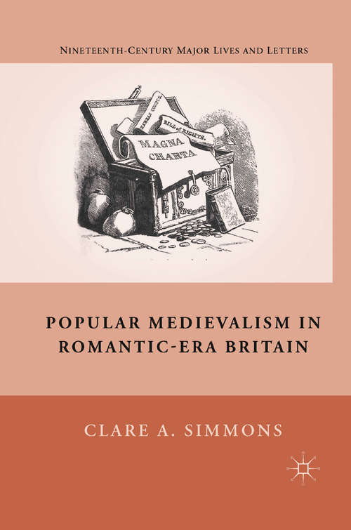 Book cover of Popular Medievalism in Romantic-Era Britain