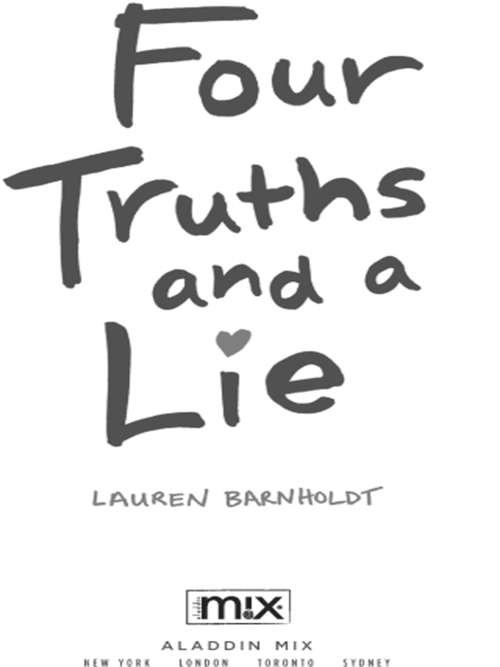 Book cover of Four Truths and a Lie