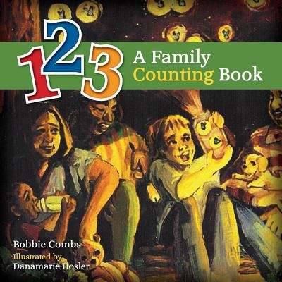 Book cover of 1 2 3, A Family Counting Book