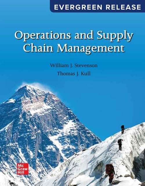 Book cover of Operations and Supply Chain Management (Fifteenth Edition)