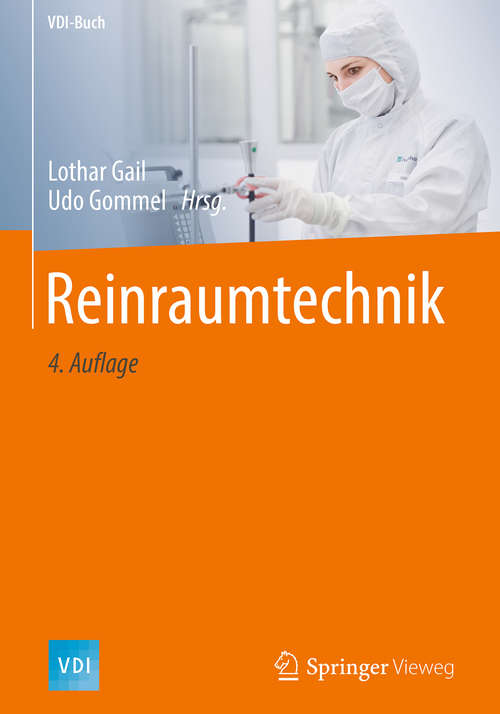 Book cover of Reinraumtechnik (4. Aufl. 2018) (VDI-Buch)