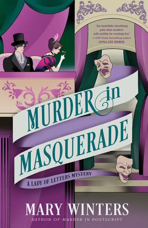 Book cover of Murder in Masquerade (A Lady of Letters Mystery #2)
