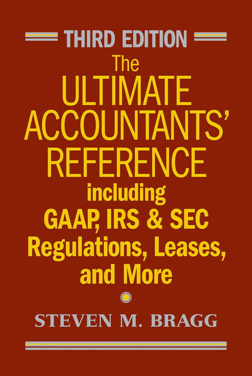 Book cover of The Ultimate Accountants' Reference