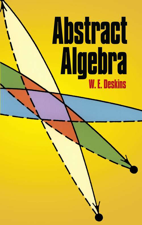 Book cover of Abstract Algebra (Dover Books on Mathematics)
