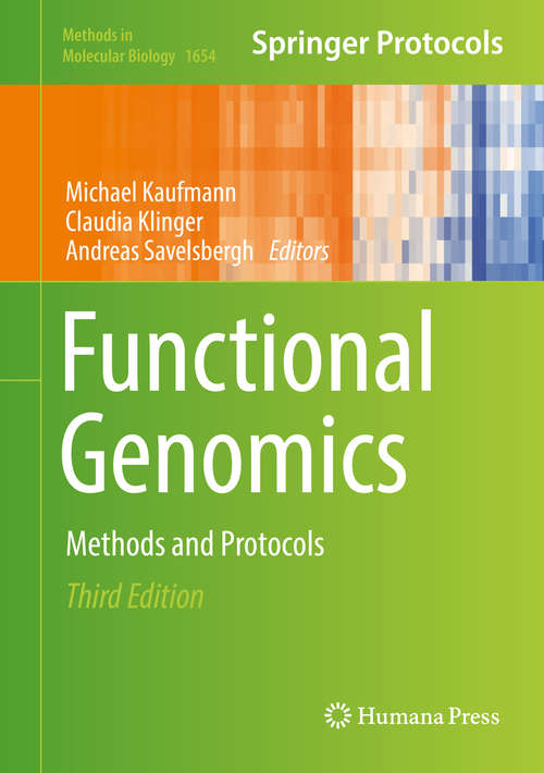 Book cover of Functional Genomics