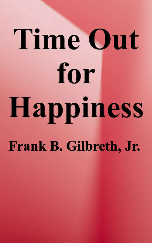 Book cover of Time Out for Happiness
