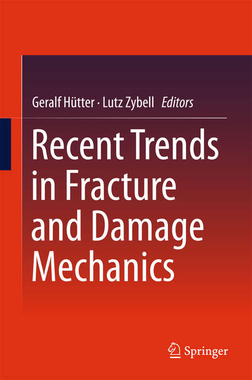 Book cover of Recent Trends in Fracture and Damage Mechanics
