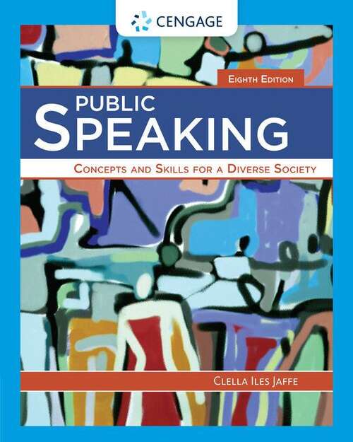 Book cover of Public Speaking: Concepts and Skills for a Diverse Society (Eigth Edition)