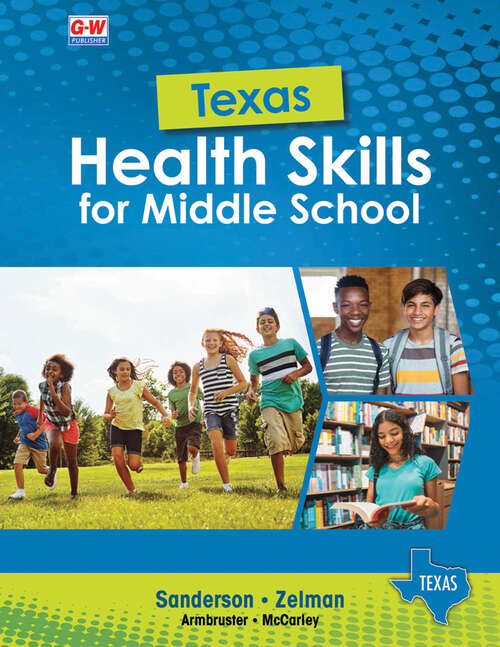 Book cover of Texas Health Skills for Middle School