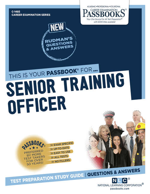 Book cover of Senior Training Officer: Passbooks Study Guide (Career Examination Series)
