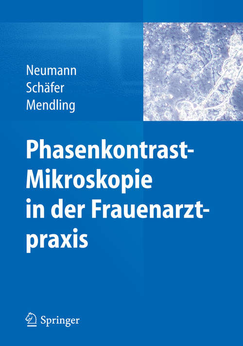 Book cover of Phasenkontrast-Mikroskopie in der Frauenarztpraxis