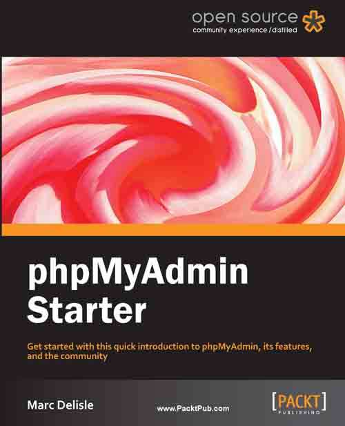 Book cover of phpMyAdminStarter