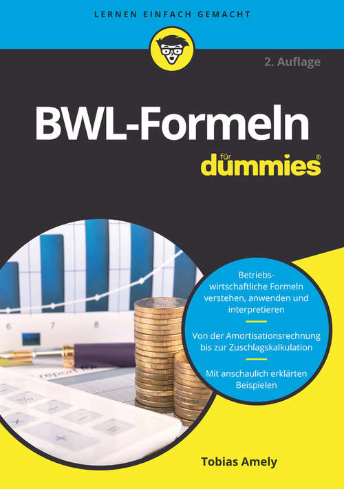Book cover of BWL-Formeln für Dummies (2. Auflage) (Für Dummies)