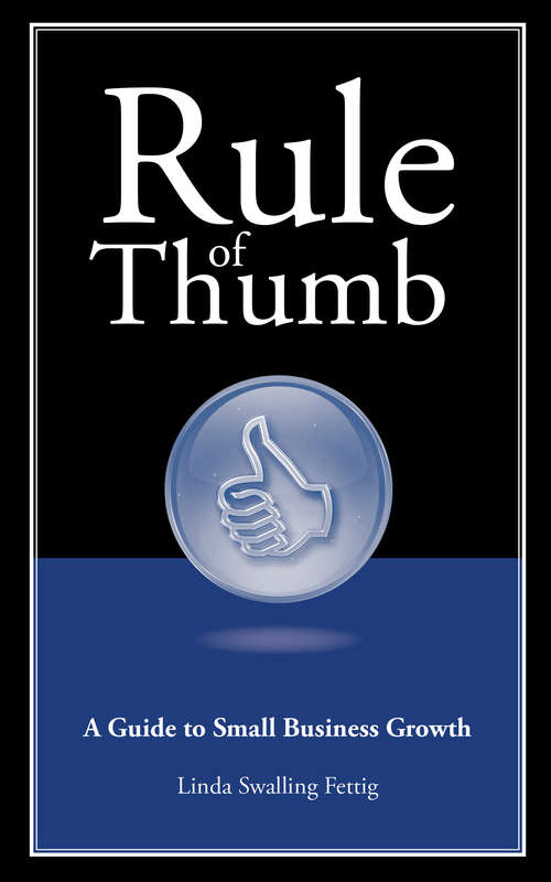 Book cover of Rule of Thumb: A Guide to Small Business Growth