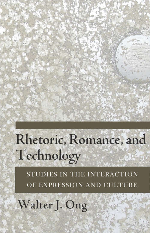 Book cover of Rhetoric, Romance, and Technology