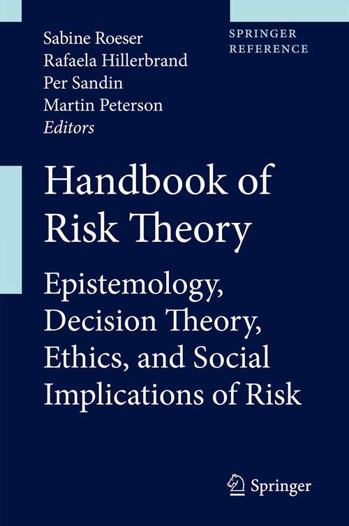 Book cover of Handbook of Risk Theory