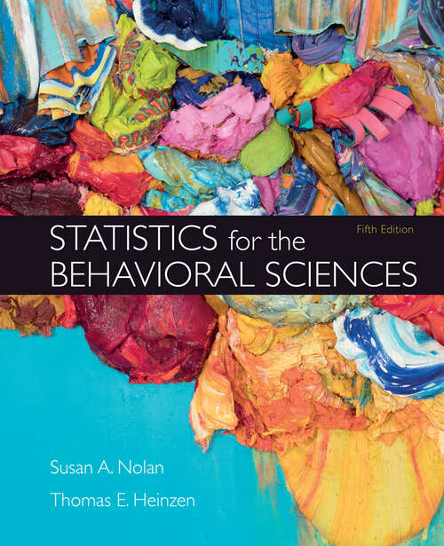 Book cover of Statistics for the Behavioral Sciences (Fifth Edition)