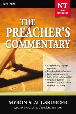 Book cover of Matthew (Preacher's Commentary, Volume #24)