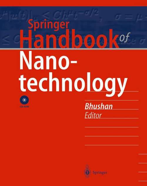 Book cover of Springer Handbook of Nanotechnology, 1st Ed.