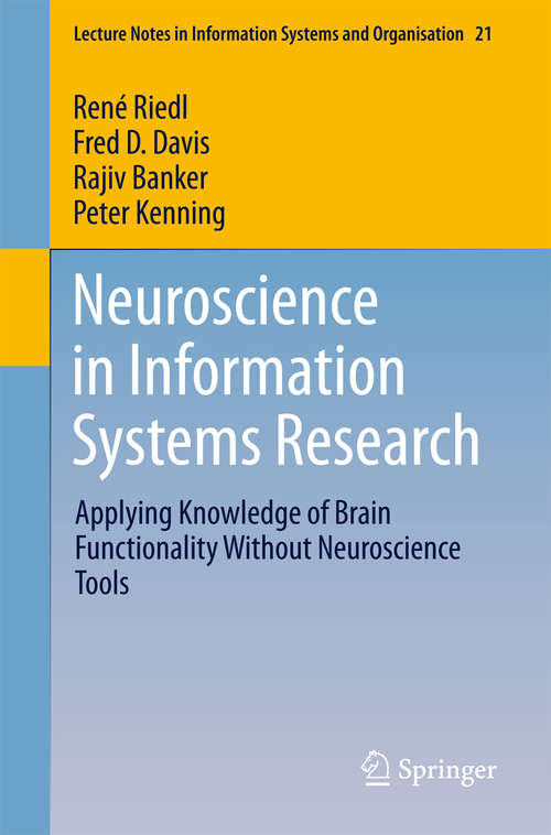 Neuroscience in Information Systems Research