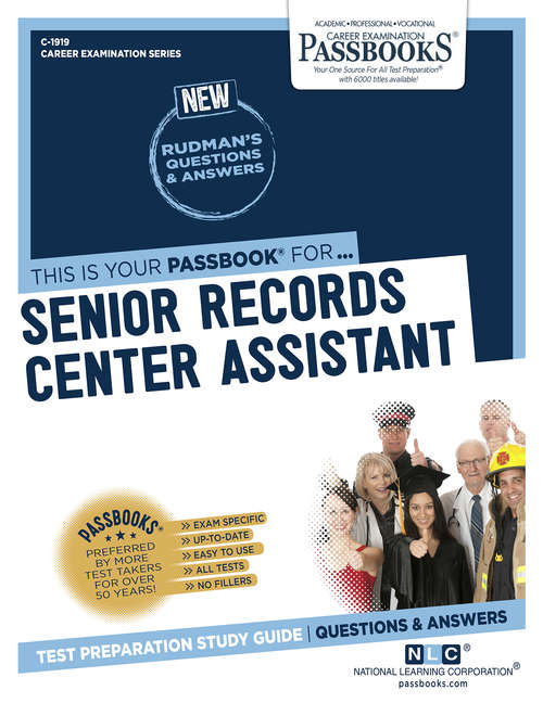 Book cover of Senior Records Center Assistant: Passbooks Study Guide (Career Examination Series)