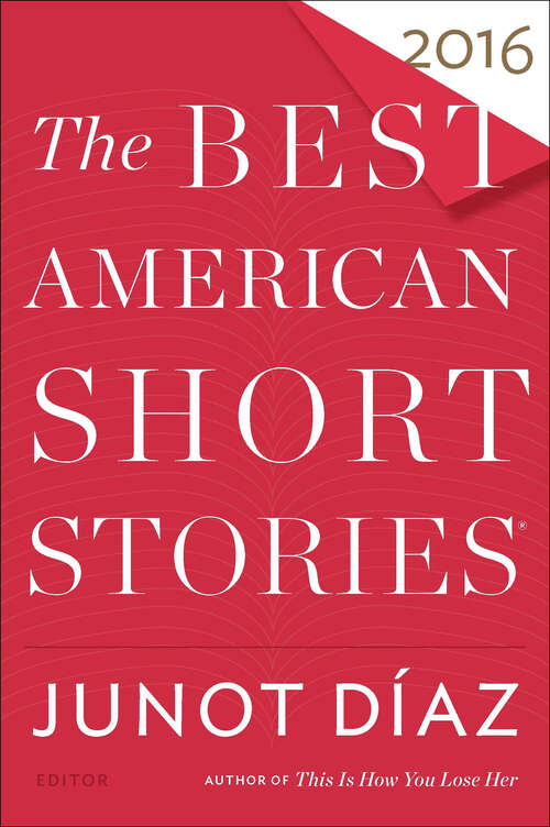 Book cover of The Best American Short Stories 2016