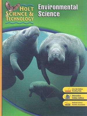 Book cover of Holt Science and Technology: Environmental Science