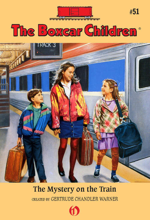 Book cover of The Mystery on the Train (Boxcar Children #51)