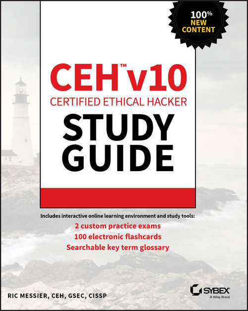 Book cover of CEH v10 Certified Ethical Hacker Study Guide
