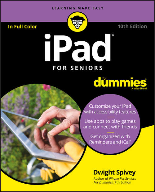Book cover of iPad For Seniors For Dummies