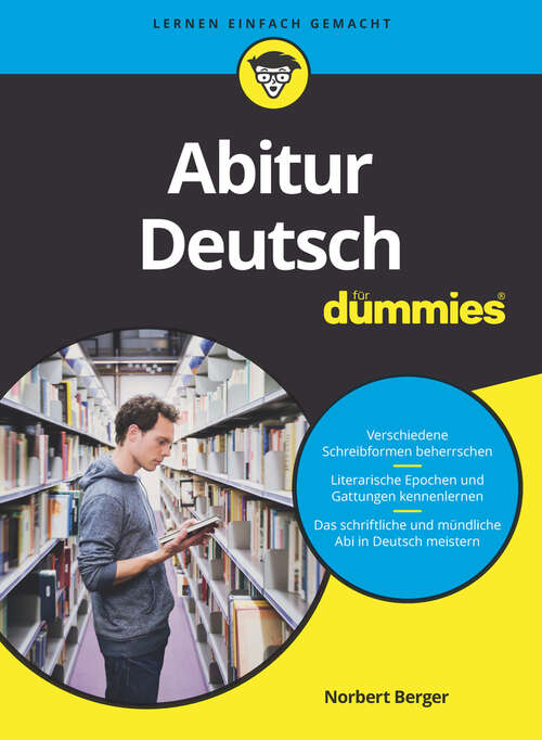 Book cover of Abitur Deutsch für Dummies (Für Dummies)