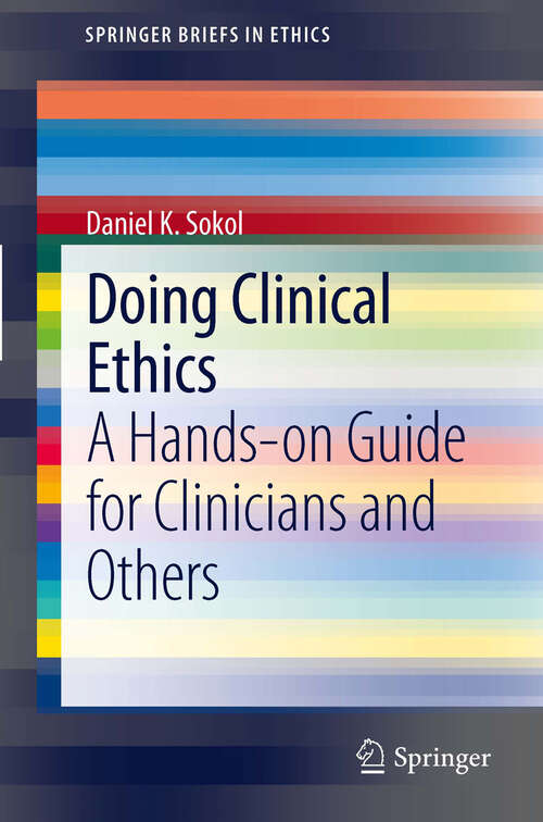 Book cover of Doing Clinical Ethics