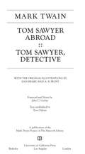 Book cover of Tom Sawyer Abroad / Tom Sawyer, Detective