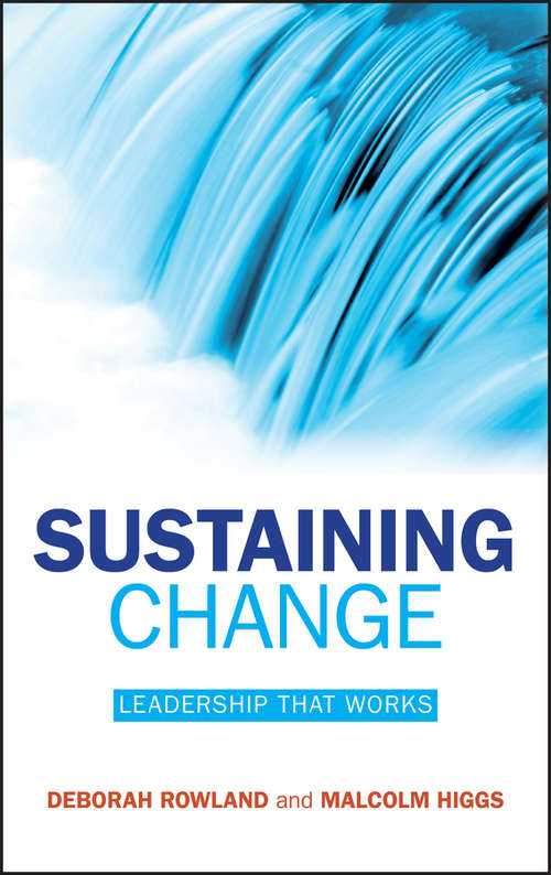 Book cover of Sustaining Change
