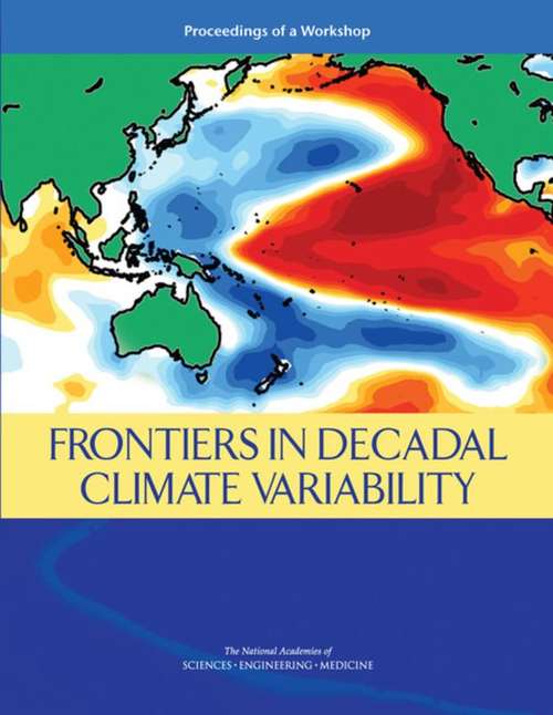 Book cover of Frontiers in Decadal Climate Variability: Proceedings of a Workshop