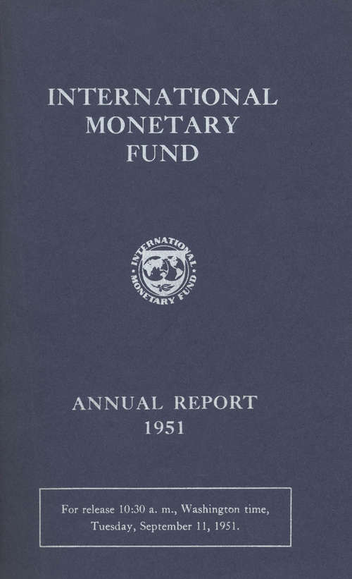 Book cover of Annual Report 1951