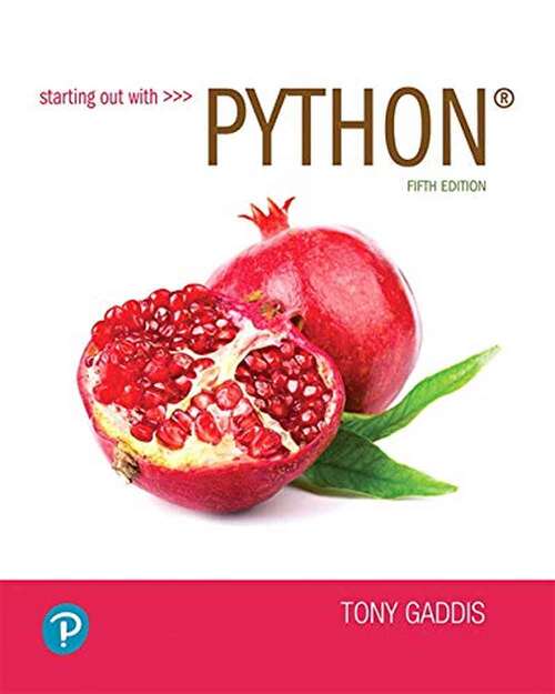 Book cover of Starting Out with Python